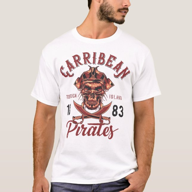 Döda pirat i hatt 1 t shirt (Framsida)