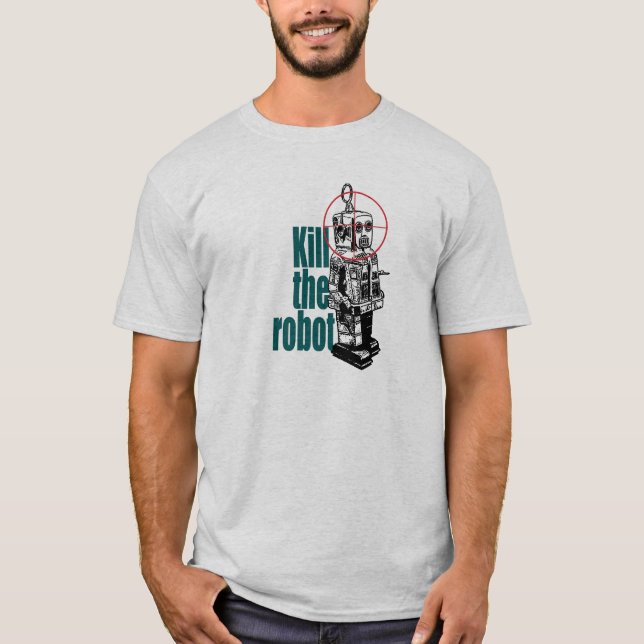 Döda roboten tee shirt (Framsida)