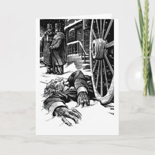 Döda Scrooge Helgkort