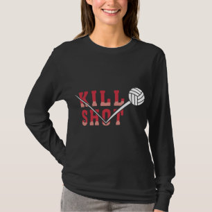 Döda skjuten volleybollsvartT-tröja T Shirt