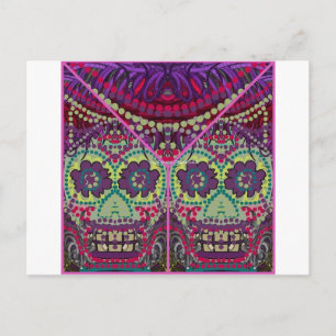 Döda Syster DagDia do Muertos Socker Skallar Vykort