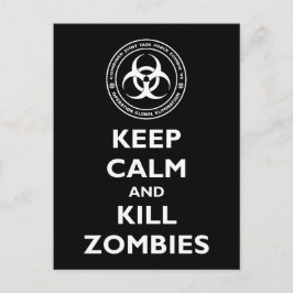 Döda Zombies Vykort