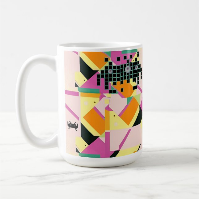 Dödade dem med Memphis designad vänlighet Kaffemugg (Vänster)