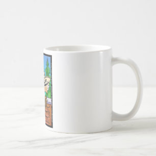 Dödade New Yorker Humpty Dumpty? Tecknade presente Kaffemugg