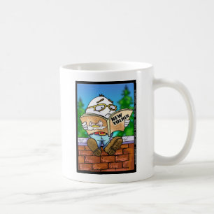 Dödade New Yorker Humpty Dumpty? Tecknade presente Kaffemugg