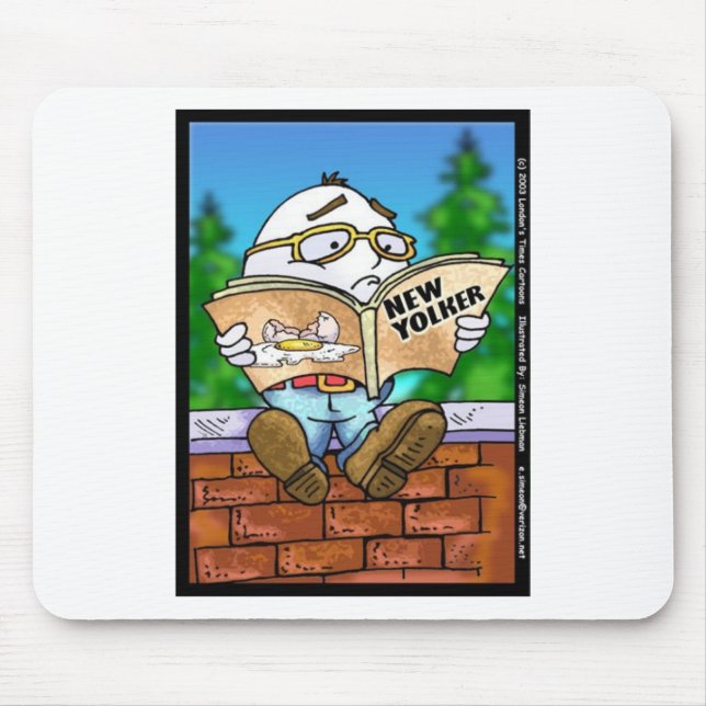 Dödade New Yorker Humpty Dumpty? Tecknade presente Musmatta (Framsidan)