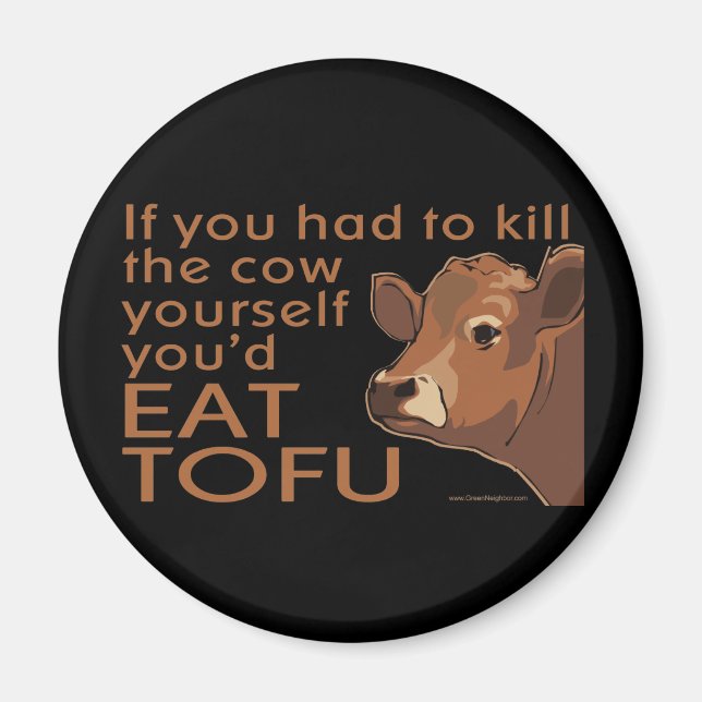Dödan Cow - Vegan, Vegetarian Magnet (Framsidan)