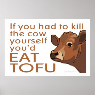 Dödan Cow - Vegan, Vegetarian Poster