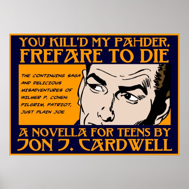 Dödan skulle min Pahder Poster (Framsidan)