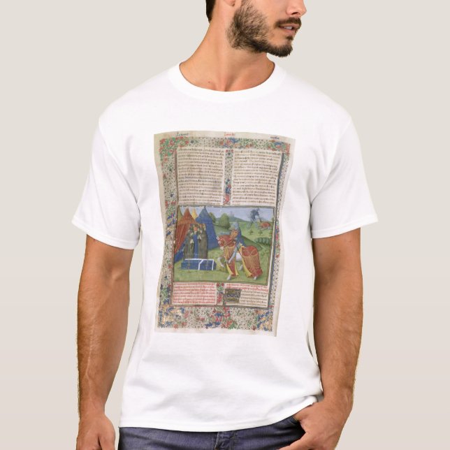 Dödande herr Agravain (vellu för Ms 115 f.425v T Shirt (Framsida)