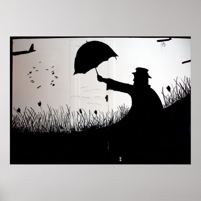 dödande mural poster (Framsidan)