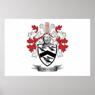 Dodd Family Crest Jackar av Arm Poster