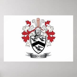 Dodd Family Crest Jackar av Arm Poster