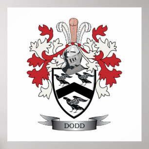 Dodd Family Crest Jackar av Arm Poster
