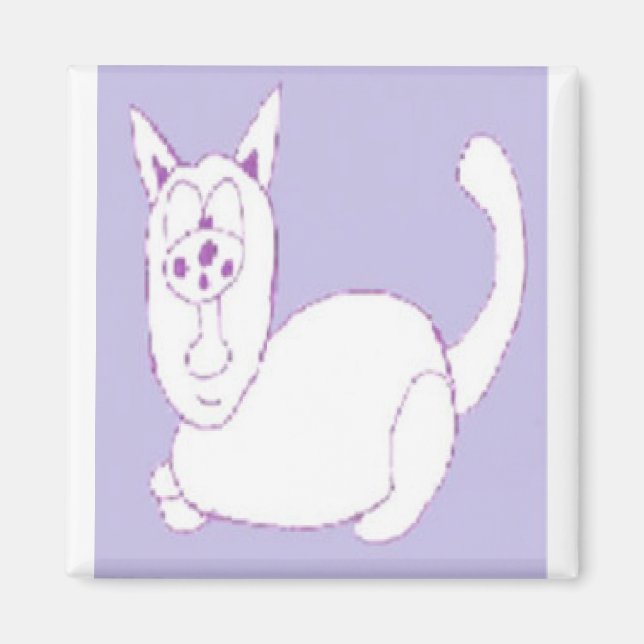 Doddle Cat Magnet (Framsidan)