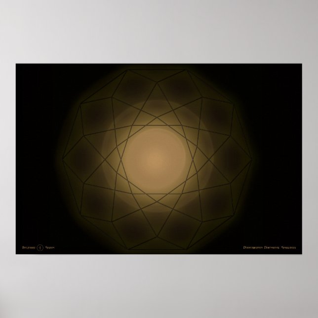 Dodecahedron Dimensional Singularity Poster (Framsidan)
