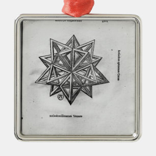 Dodecahedron från 'De Divina Proportione' Julgransprydnad Metall