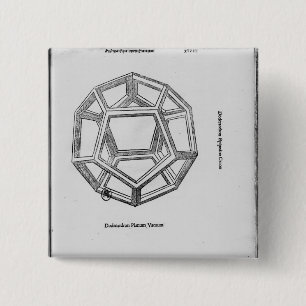 Dodecahedron från 'De Divina Proportione' Knapp