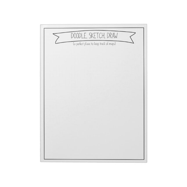 Dodel, skiss, rita anteckningsblock (Roterad)