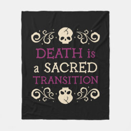 Döden är en helig-övergångssjuksköterska fleecefilt