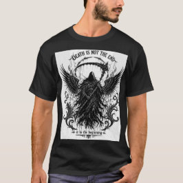 Döden är inte slutet gotisk grim reaper t shirt