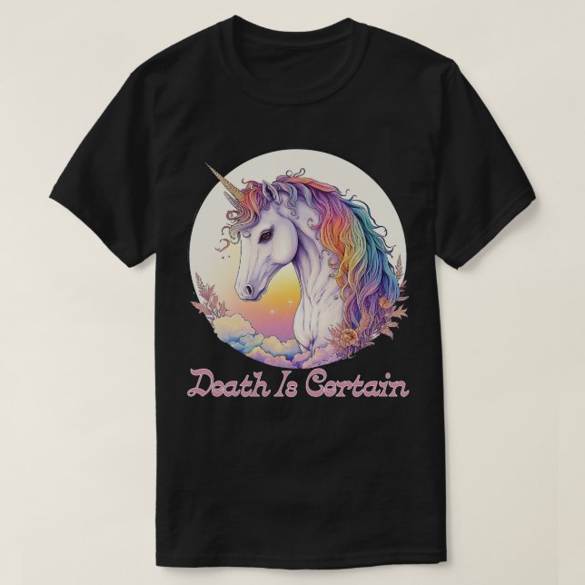 Döden är säker 2 t shirt (Design framsida)