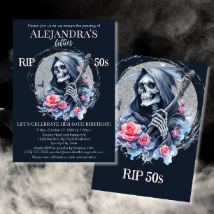 Döden åt min ungdom Grim Reaper 60-årsfest Inbjudningar