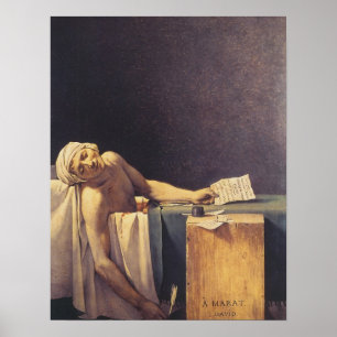 Döden av Marat Poster
