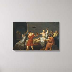 Döden av Socrates Canvastryck