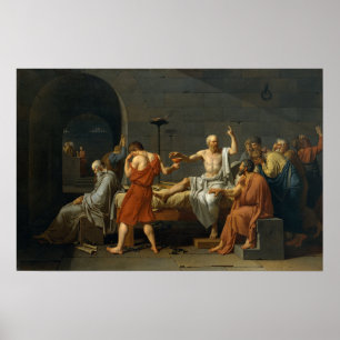 Döden av Socrates Poster