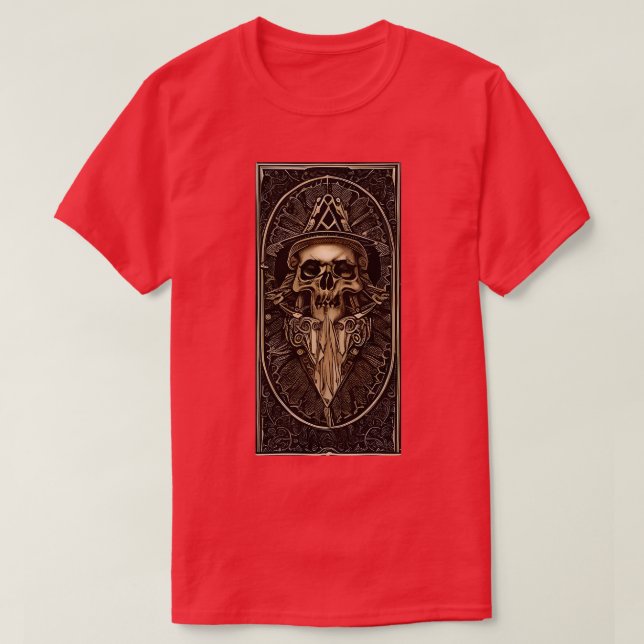 Döden Clown Skull T Shirt (Design framsida)
