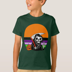 Döden - Halloween Solnedgång Jack O'Lantern T Shirt