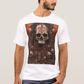 Döden härskar evigt – Mörk gotisk skalle T Shirt