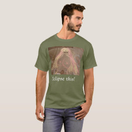 Döden hippie dam teckning i kalk! t shirt