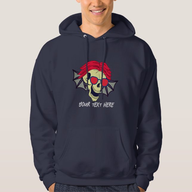 DÖDEN KAN FLYGA HOODIE (Framsida)