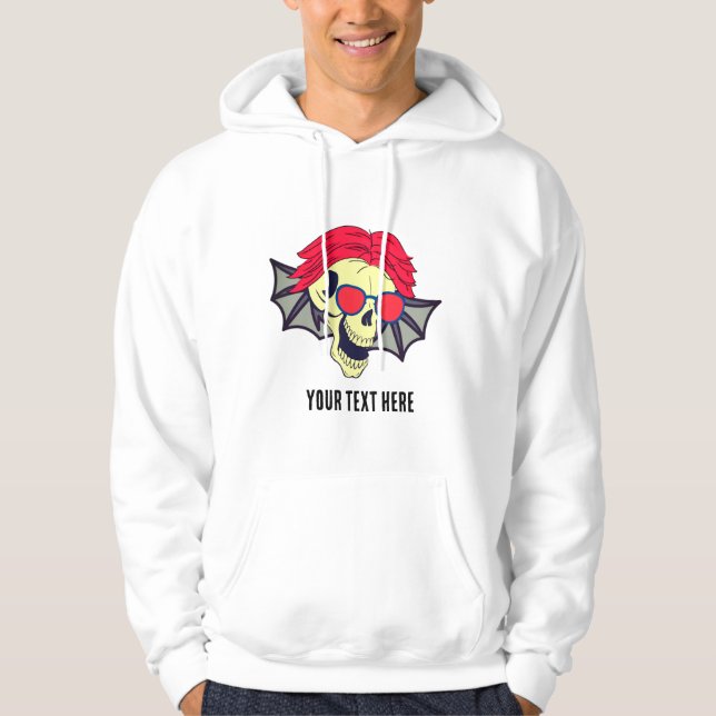 DÖDEN KAN FLYGA HOODIE (Framsida)