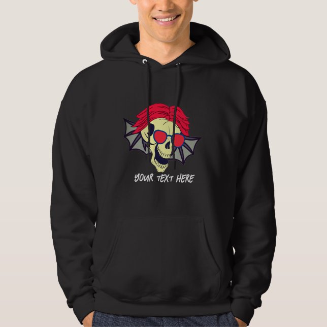DÖDEN KAN FLYGA HOODIE (Framsida)