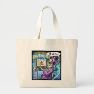 Döden & Lie Funny Gifts Kort & T-shirts Jumbo Tygkasse