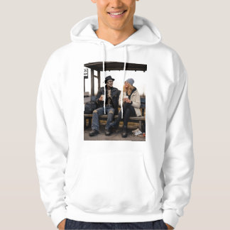 “Döden Missar Aldrig Kaffe ☕💀” Hoodie