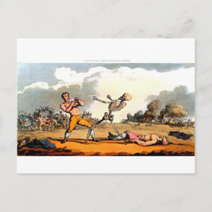 Döden och boxervykortet vykort