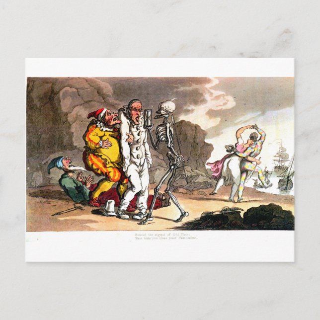 Döden och cirkusens vykort (Framsida)