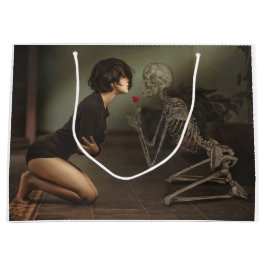 Döden och Young Woman