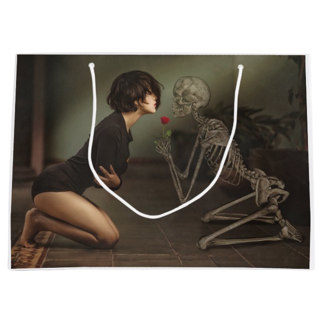 Döden och Young Woman (Framsidan)