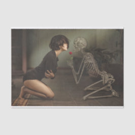 Döden och Young Woman