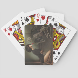 Döden och Young Woman Casinokort