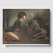 Döden och Young Woman