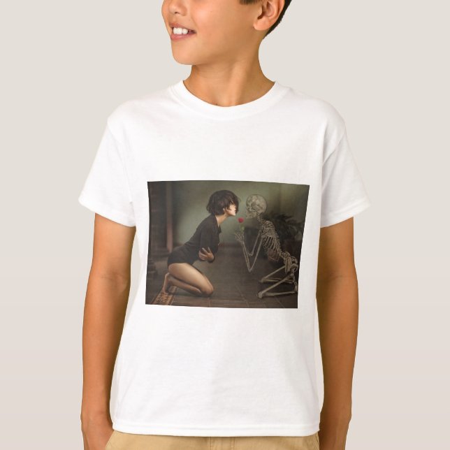 Döden och Young Woman T Shirt (Framsida)