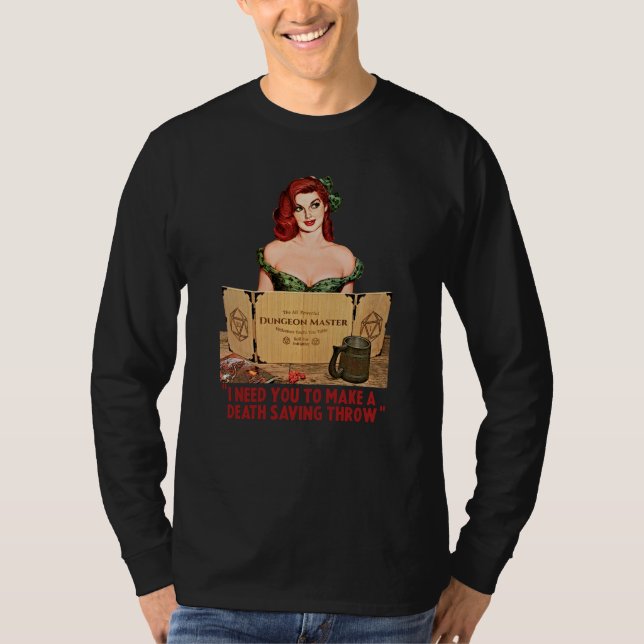 Döden räddar kaos t shirt (Framsida)