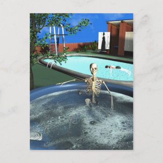 Döden tar en eftermiddag vykort