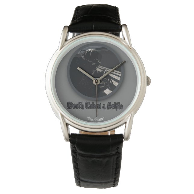 Döden tar en Selfie Armbandsur (Framsida)